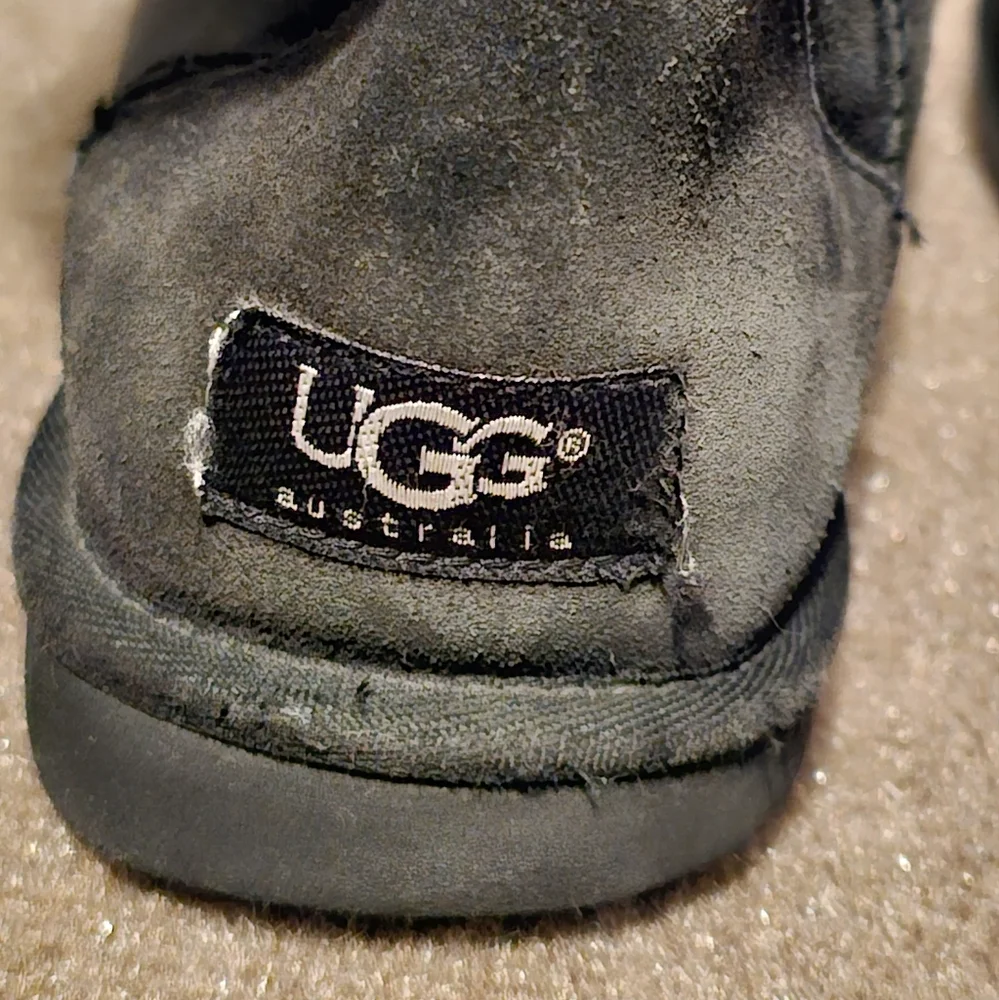UGG‎ Black Suede Boots Size 8